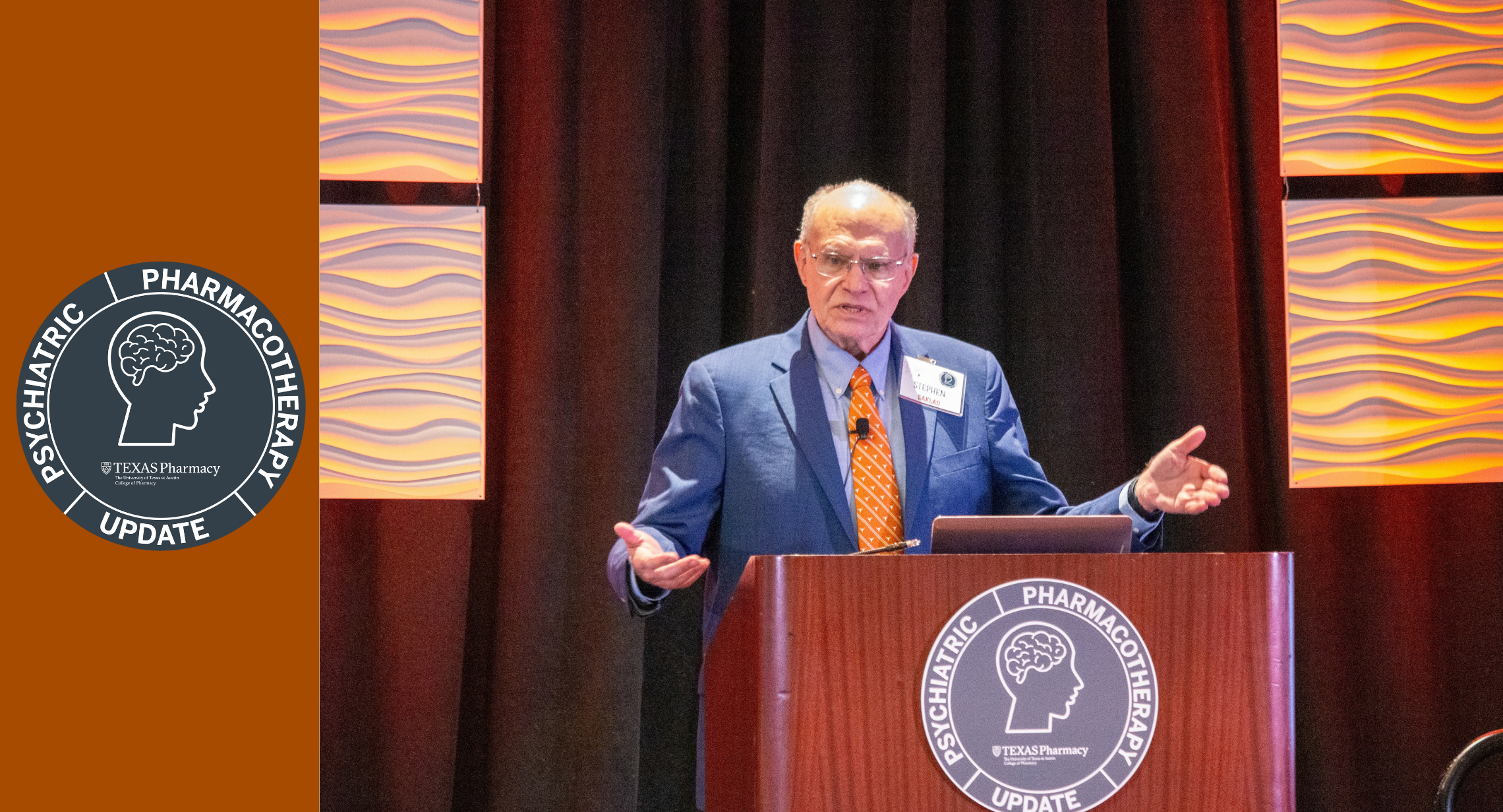 Header showing Dr. Saklad and links to the 38th Psychiatric Pharmacotherapy Update